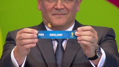 England is drawn from pot 4 of the World Cup 2014 draw