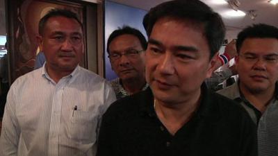 Abhisit Vejjajiva, Leader of the Democrat Party of Thailand