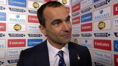 Everton boss Roberto Martinez