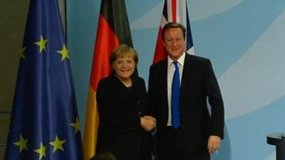 Angela Merkel and David Cameron