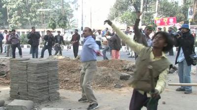 Dhaka protest