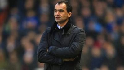 Everton boss Roberto Martinez