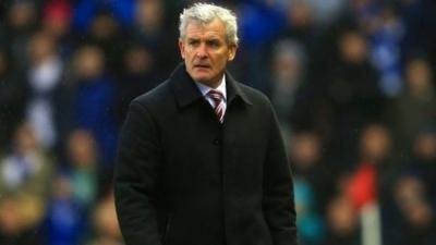 Stoke boss Mark Hughes