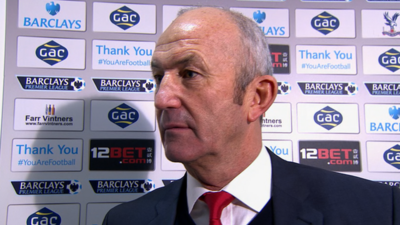 Crystal Palace manager Tony Pulis