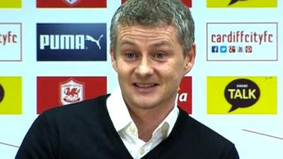 Ole Gunnar Solskjaer says he is taking over at Cardiff "with open eyes"