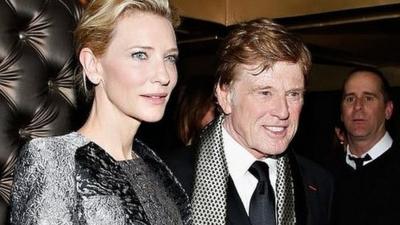 Cate Blanchett and Robert Redford