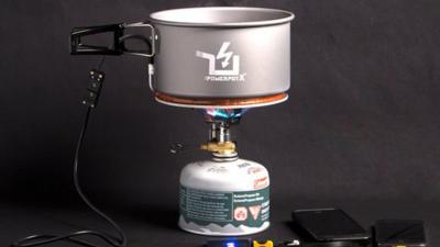 The Power Pot is a saucepan that can charge a smartphone.