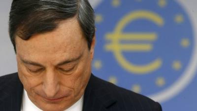 European Central Bank (ECB) President Mario Draghi attends the monthly ECB news conference in Frankfurt January 9, 2014