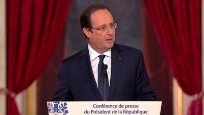 French President Francois Hollande