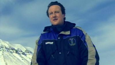 David Cameron in the Arctic