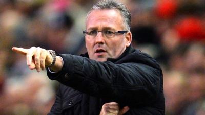 Aston Villa manager Paul Lambert