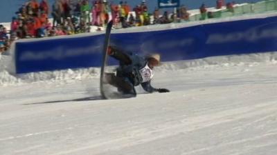 A snowboarding cowboy