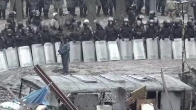 Riot police in Ukraine