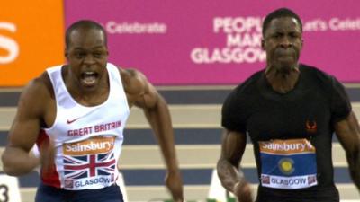 James Dasaolu and Dwain Chambers