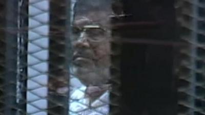 Mohammed Morsi in court