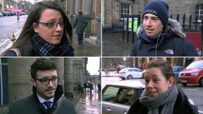 People in Edinburgh
