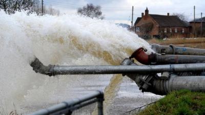 Flood water pumps