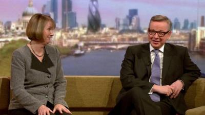 Harriet Harman and Michael Gove