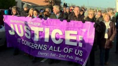 Bloody Sunday commemoration parade