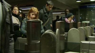 Passengers on the Underground