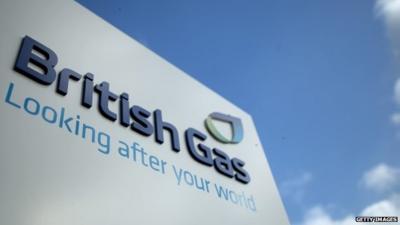 British Gas sign