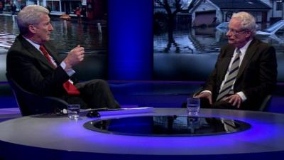 Jeremy Paxman and Lord Smith, Chair, Environment Agency