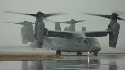 The Osprey aircraft