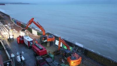 Dawlish railway repairs