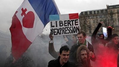 French protest in January about economy and lack of freedom