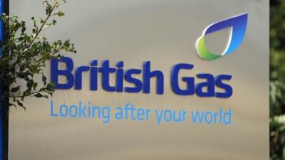 A British Gas sign