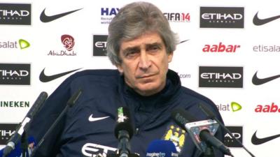 Man City boss Manuel Pellegrini