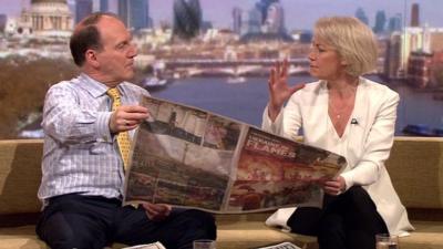 Sarah Baxter, Editor of The Sunday Times Magazine and Simon Hughes MP