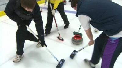 curling at Deeside Leisure Centre