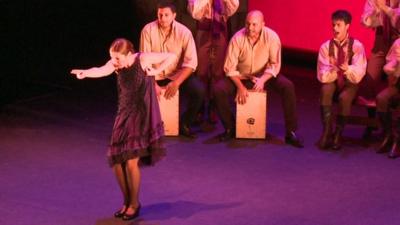 Flamenco dancer Sara Baras performing in London