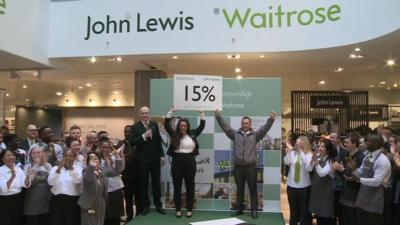 John Lewis staff find out their bonus will be 15%