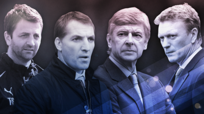 Tim Sherwood, Brendan Rodgers, Arsene Wenger, David Moyes