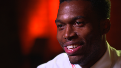 Liverpool's Daniel Sturridge speaks to Football Focus