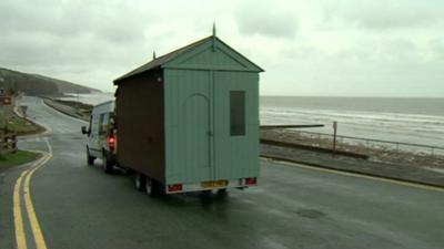 Replica of Dylan Thomas's shed