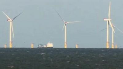 Gwynt y Mor wind farm in Liverpool Bay