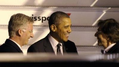 President Obama in Brussels