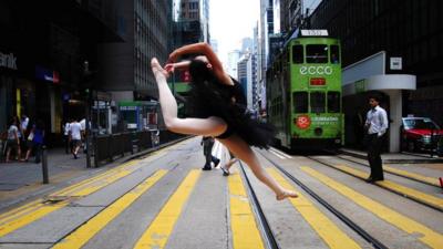 Ballet dancer in Hong Kong