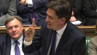 Ed Miliband at PMQs