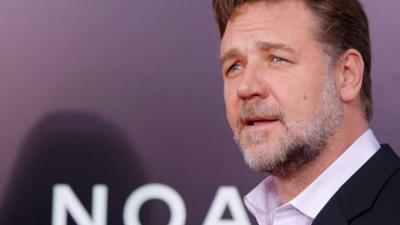 Actor Russell Crowe attends the New York Premiere of "Noah" at Clearview Ziegfeld Theatre on March 26