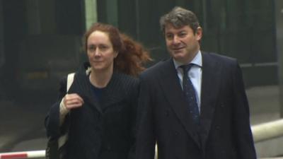 Charlie and Rebekah Brooks