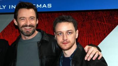 Hugh Jackman and James McAvoy