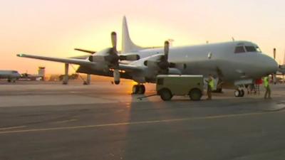 Planes at Royal Australian Air Force Base Pearce