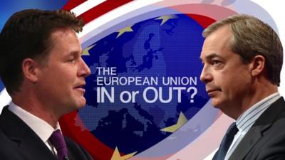 Nick Clegg and Nigel Farage