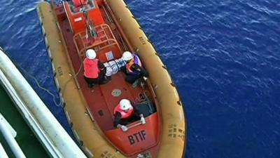 Chinese rescue boat