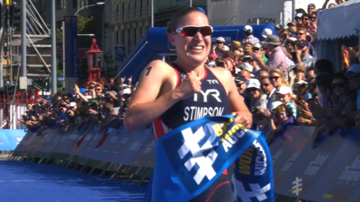 GB's Jodie Stimpson wins triathlon opener