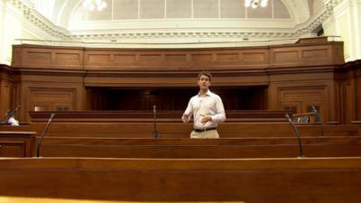 Andrew Plant inside court